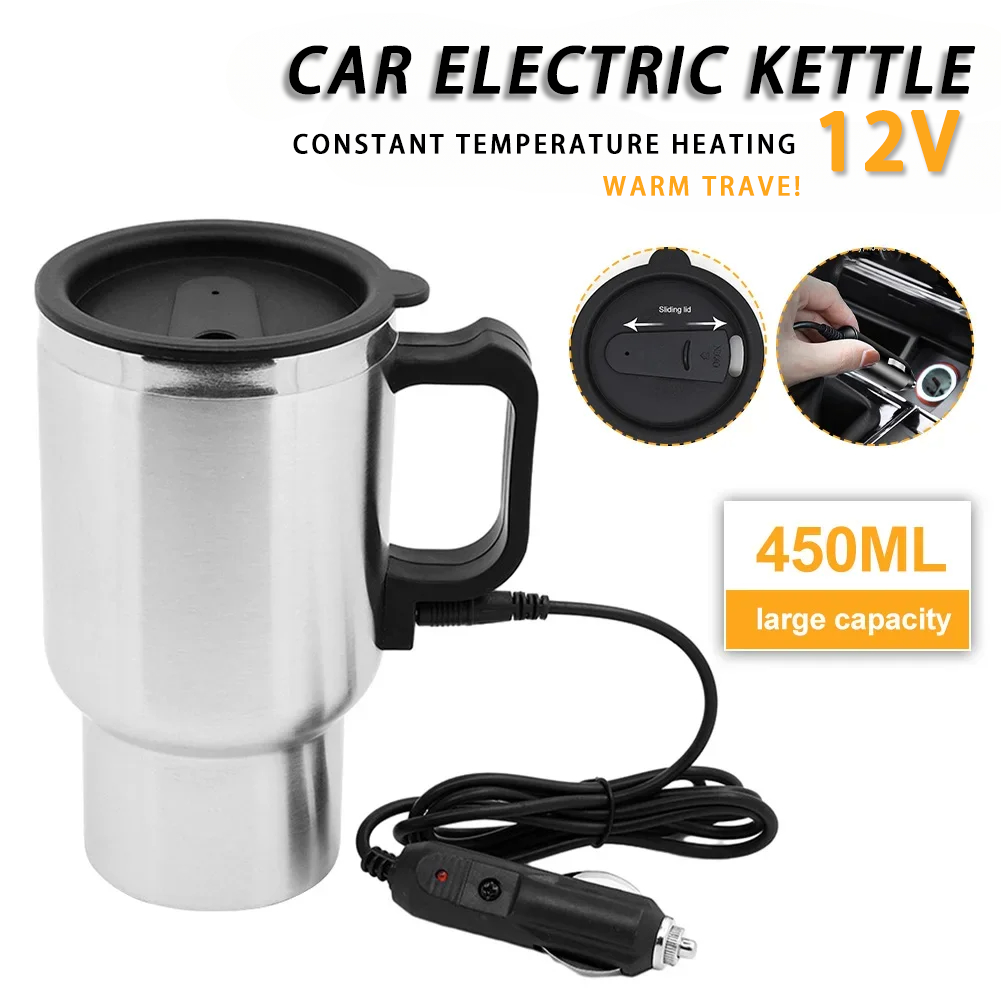 Camping Cooking Mug - Elektrische Verwarming Auto Waterkoker Dc 12V