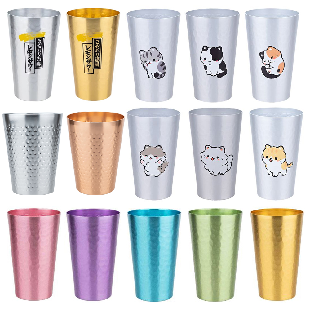 Camping Cooking Mug - Japanse stijl aluminium bierpullen set 450