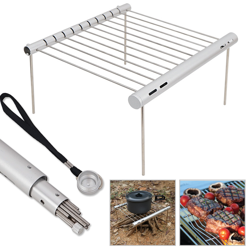Camp Grill Portable Folding - D5 Mini Pocket BBQ Grill Draagbare
