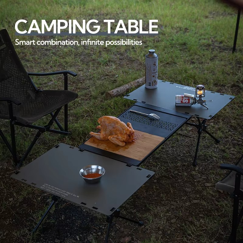 Camp Grill Portable Folding - CK-3650 IGT draagbare campingstoel en tafelset,