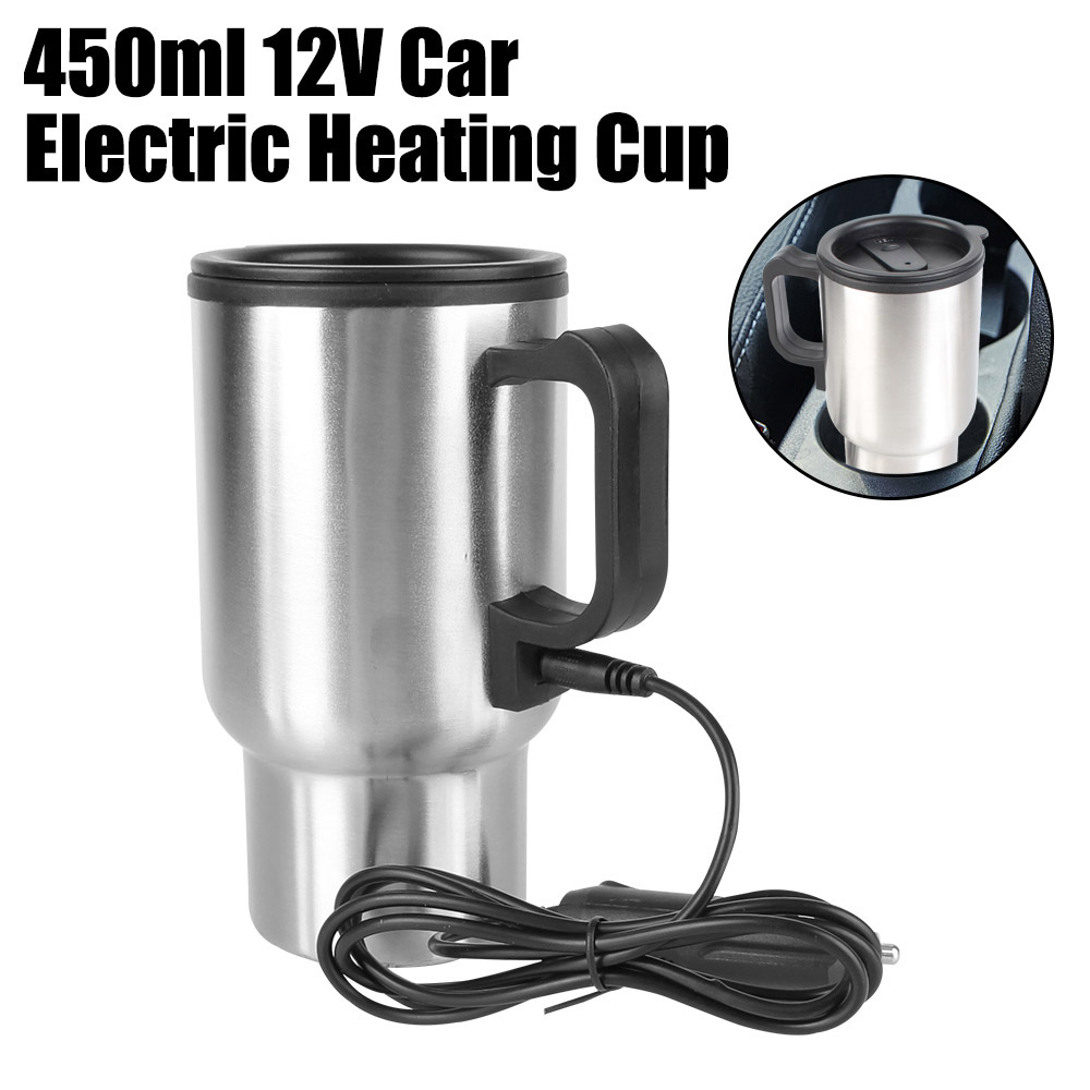 Camping Cooking Mug - 12V 450ml Auto Koffiemok Interieur Elektrische