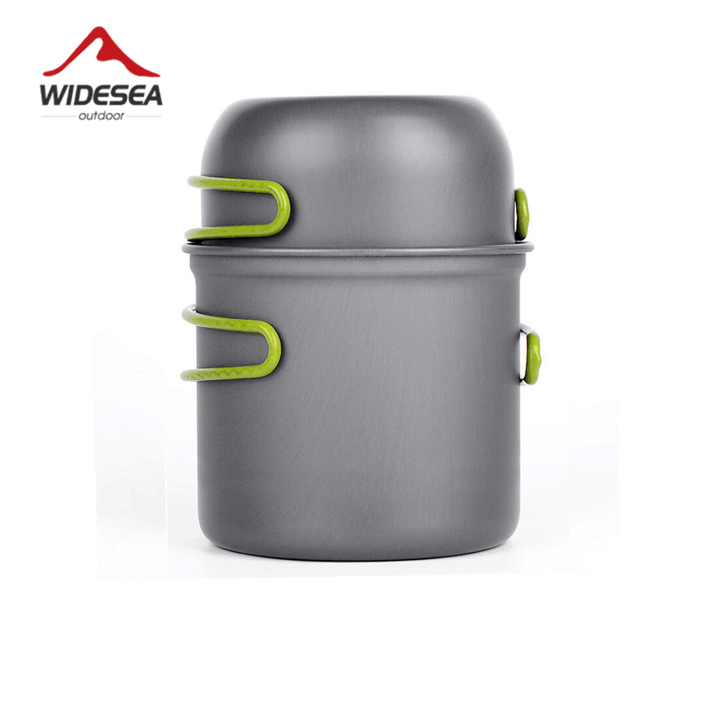 Camping Cooking Survival - Widesea Ultralight Camping Kookgerei Buitenservies Pannenset