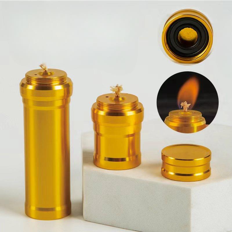 Camping Cooking Burner - Aluminium alcohollamp met lont Mini-brander Verwarmde