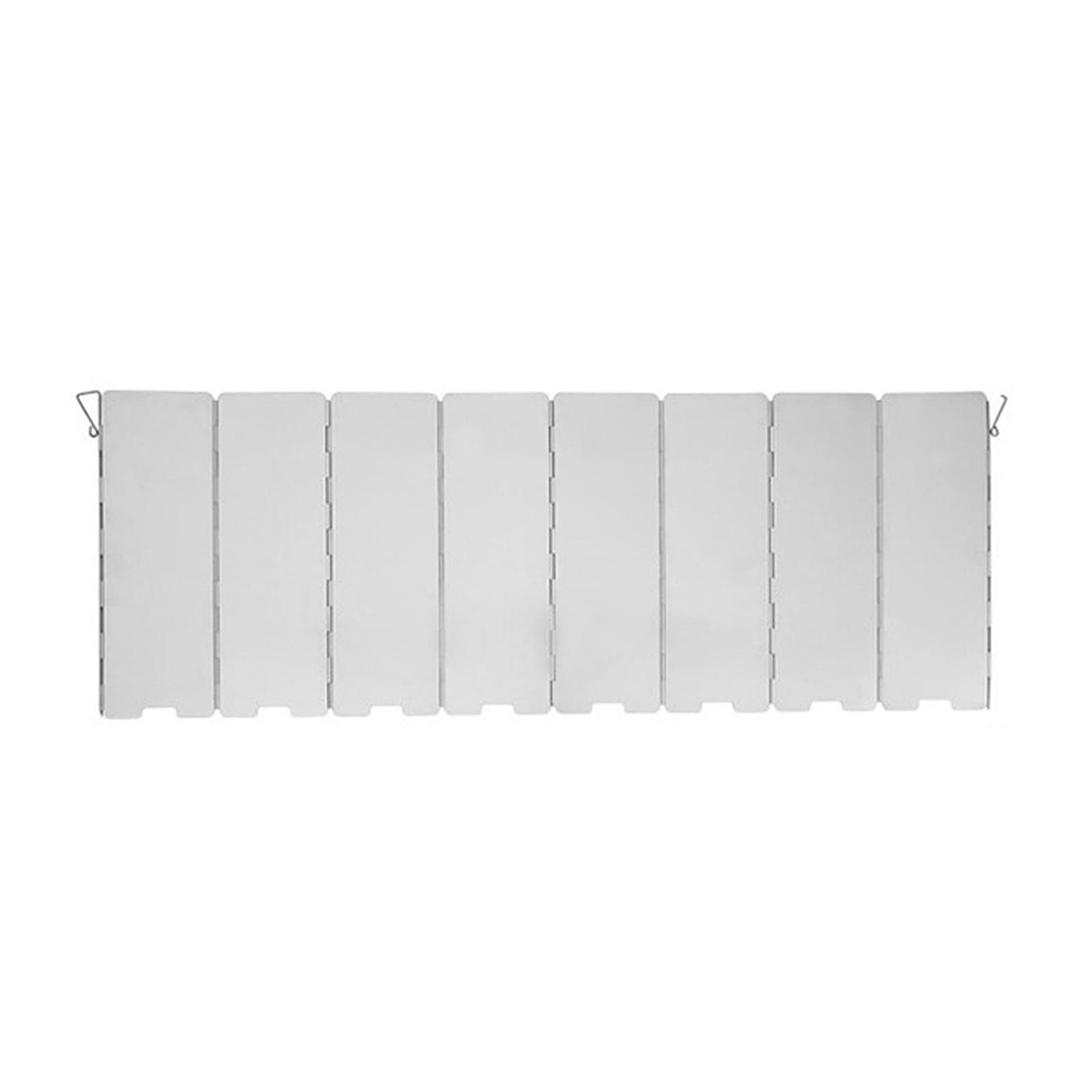 Camping Cooking Wind Blocker - Opvouwbaar windscherm van aluminiumlegering voor campingkooktoestellen,