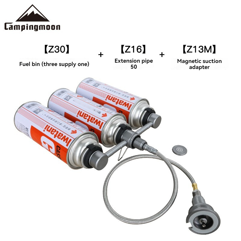 Camping Cooking Burner - Cassettebrandstoftank Drie voeding Eén platte gasbrander