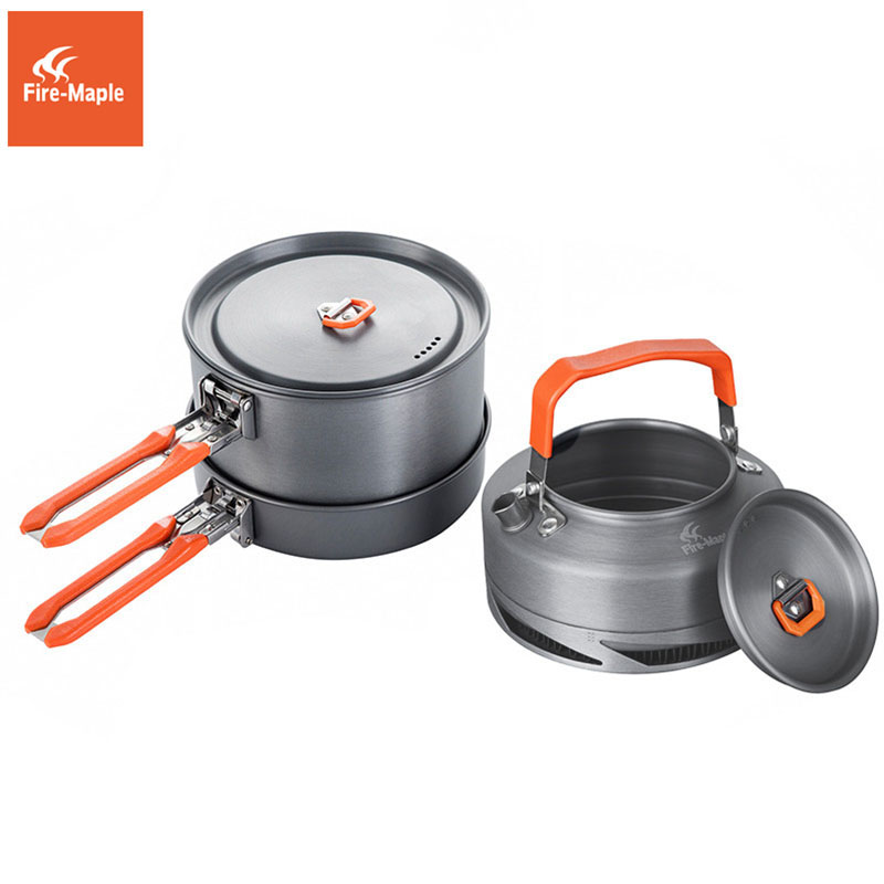 Camping Cooking Pan Set - Fire Maple Camping Kookgerei Gebruiksvoorwerpen Gerechten