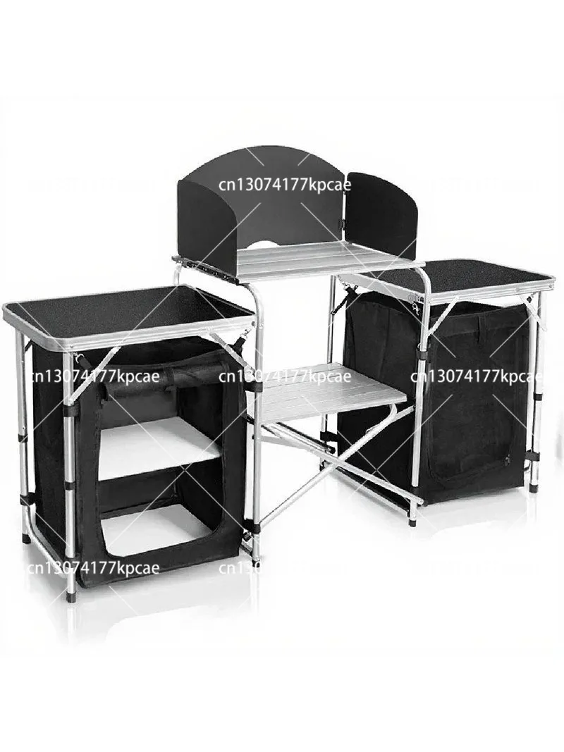 Lichtgewicht aluminium opvouwb - Camping Cooking Table With Storage recensie en prijs