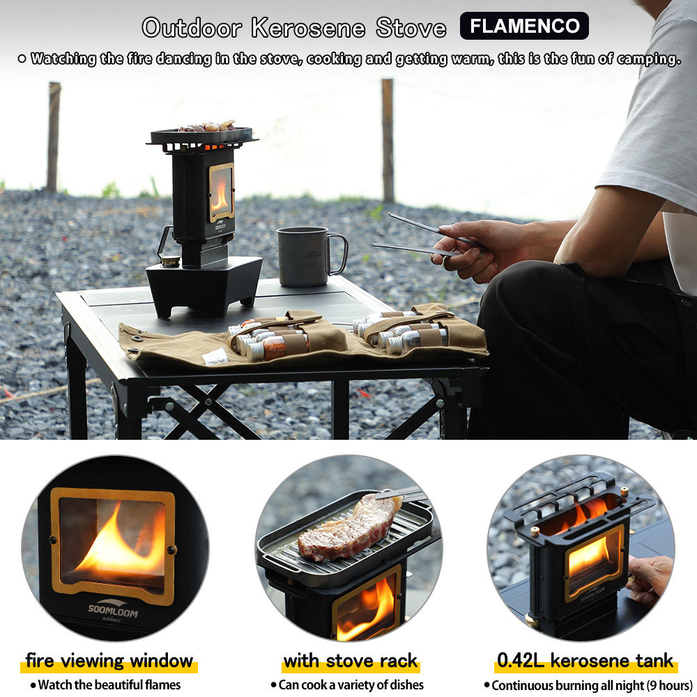 Soomloom Retro Firedance Oliel - Camping Cooking Burner recensie en prijs