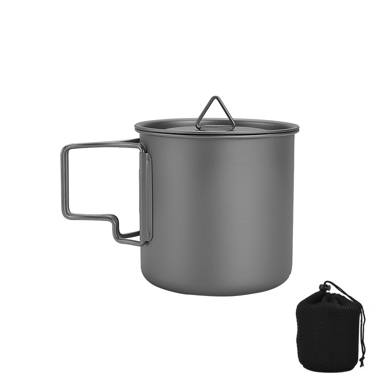 Titanium campingmok met inklap - Camping Cooking Mug recensie en prijs