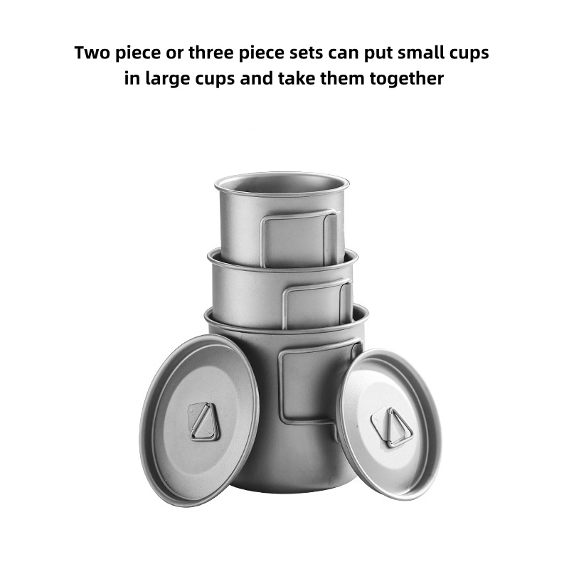 Titanium campingmok met inklap - Camping Cooking Mug recensie en prijs