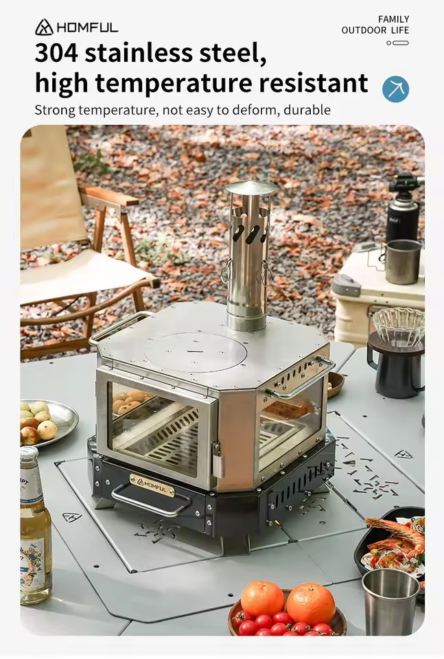 HOMFUL Draagbare Houtkachel Hu - Camping Cooking Burner recensie en prijs