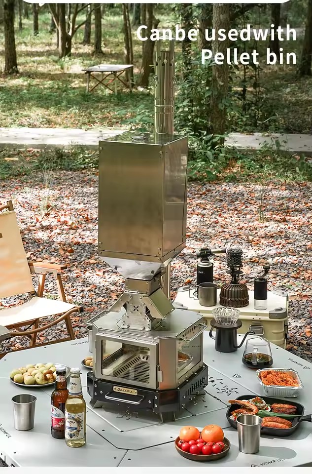 HOMFUL Draagbare Houtkachel Hu - Camping Cooking Burner recensie en prijs