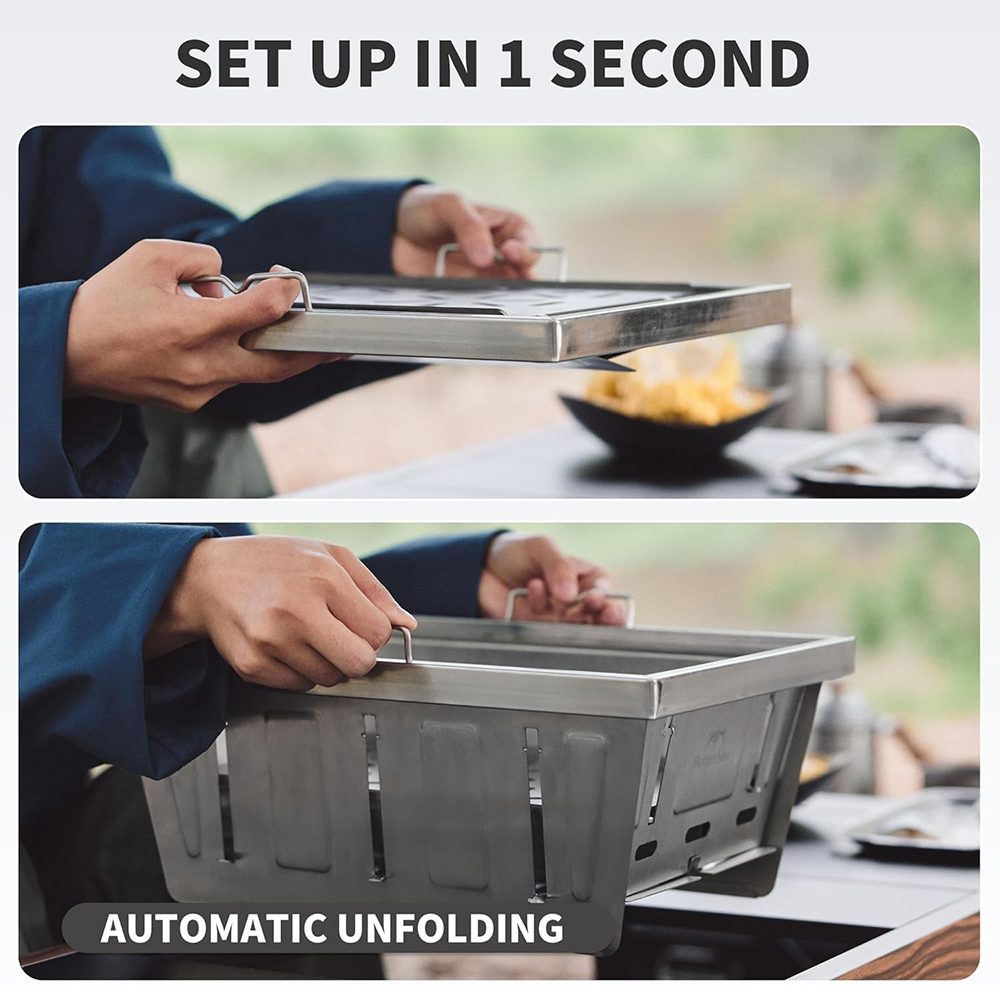 Naturehike Camping Houtskoolgr - Camp Grill Portable Folding recensie en prijs