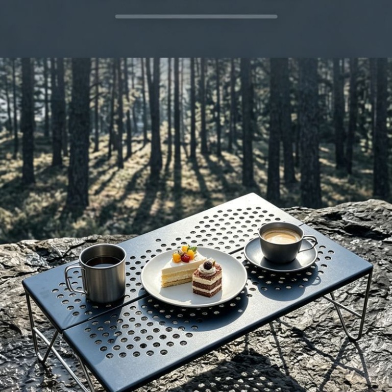 Draagbare opvouwbare campingta - Camping Cooking Table recensie en prijs