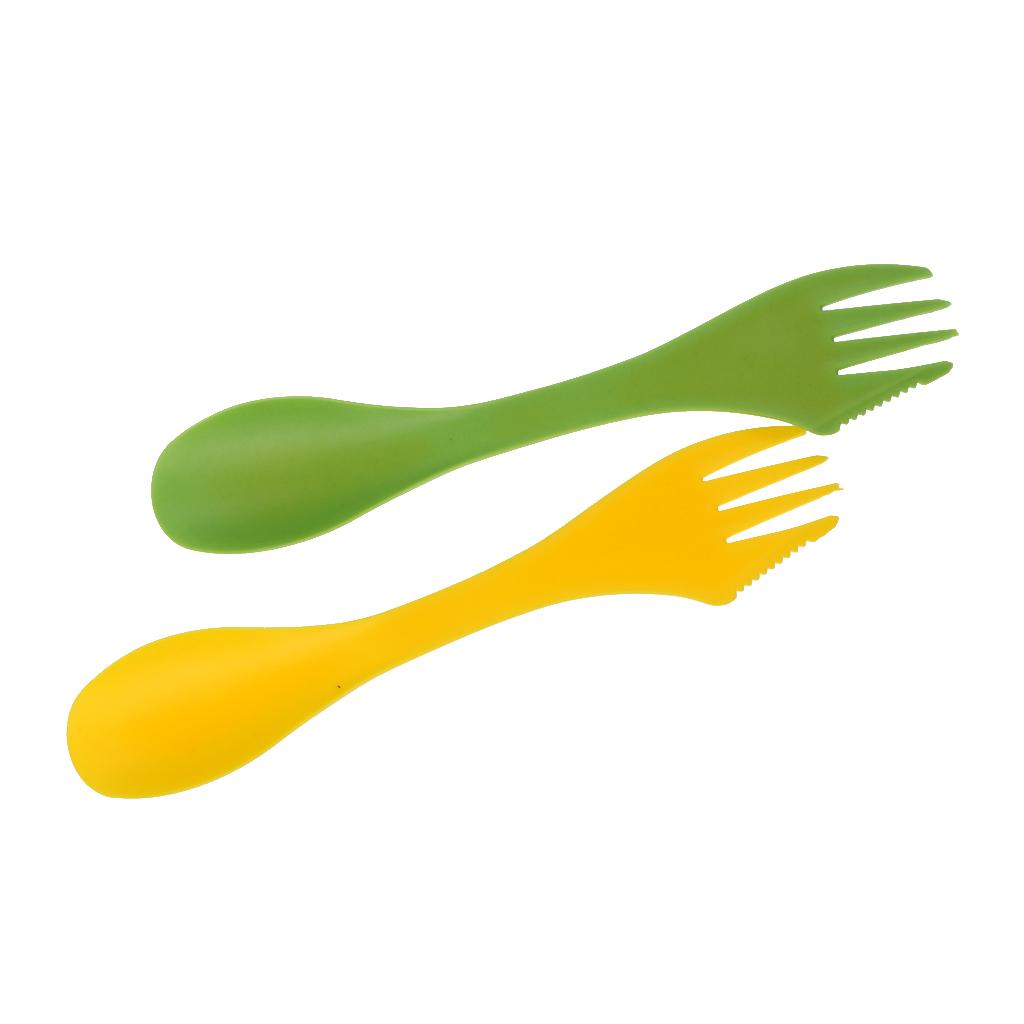 Draagbaar kampeerservies voor  - Camp Spork Set recensie en prijs