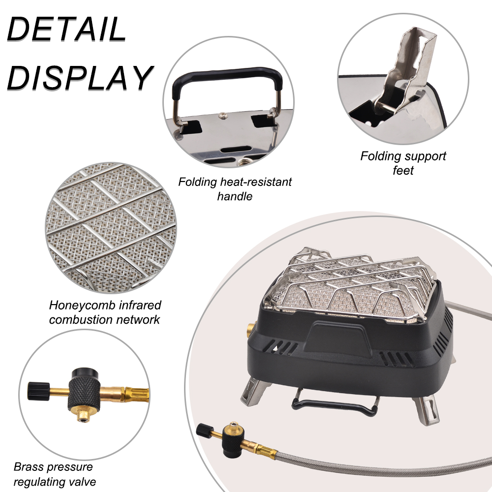 Draagbare infraroodkachel, mul - Cooking On Camping Stove recensie en prijs