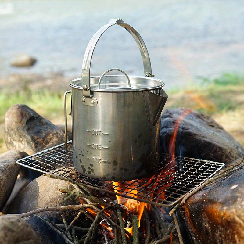 1PC compacte en draagbare 1,2L - Camping Cooking Mug recensie en prijs