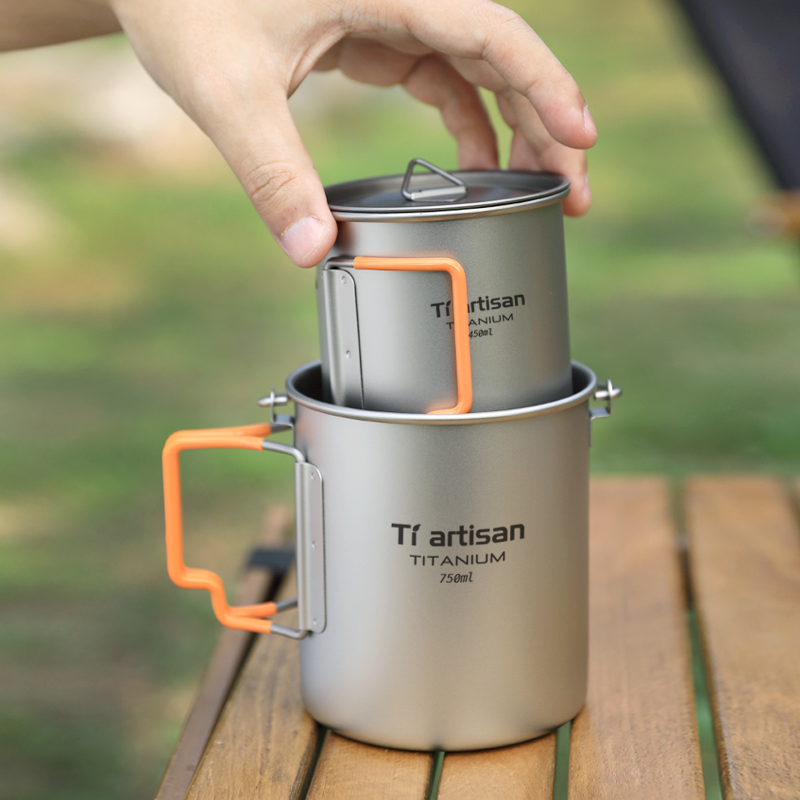 Tiartisan Pure Titanium Opvouw - Camping Cooking Mug recensie en prijs