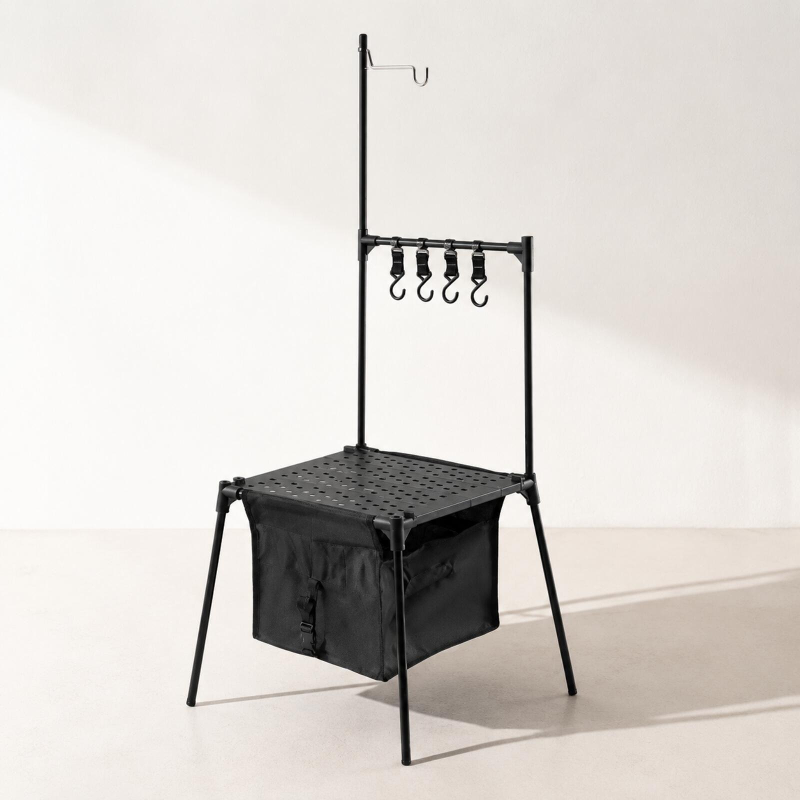Opvouwbare campingtafel van al - Camping Cooking Table With Storage recensie en prijs