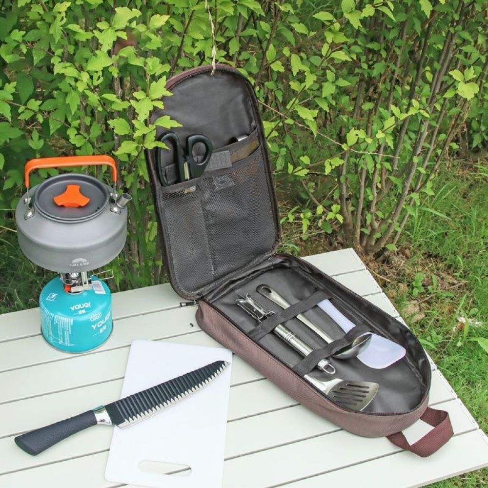 Chef Roll Bag, gewaxt canvas,  - Camping Cooking Utensil Roll recensie en prijs