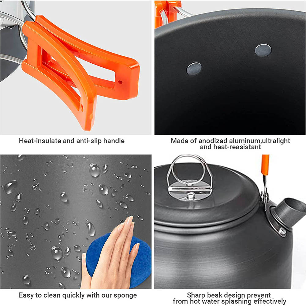 1 stks/1 set Camping Kookgerei - Camping Cooking Pan Set recensie en prijs