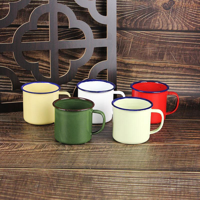 Emaille drinkbekers in meerder - Camping Cooking Mug recensie en prijs