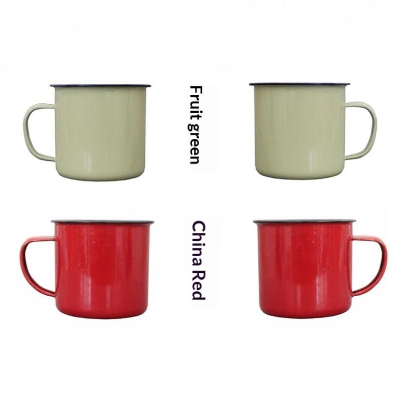 Emaille drinkbekers in meerder - Camping Cooking Mug recensie en prijs