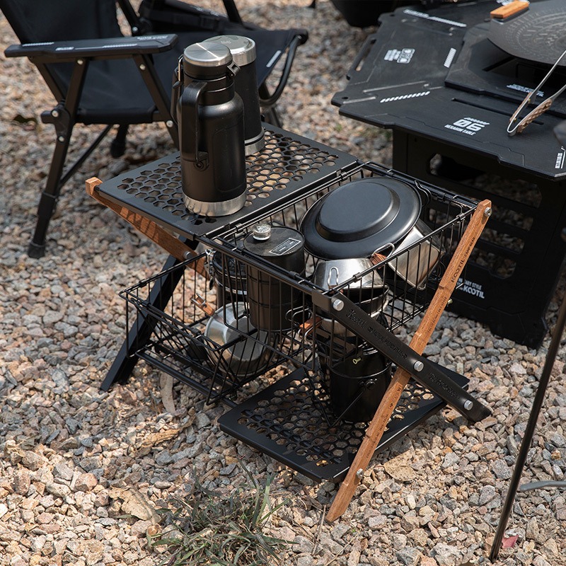 Draagbare opvouwbare campingta - Camping Cooking Table recensie en prijs