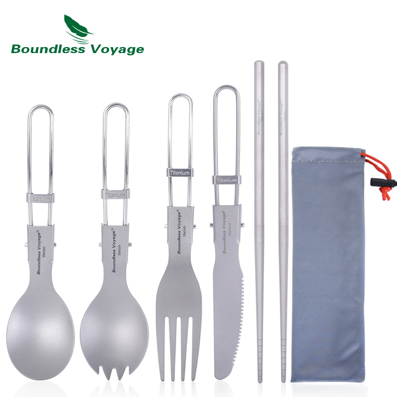 Boundless Voyage Titanium Camp - Camp Spork Set recensie en prijs