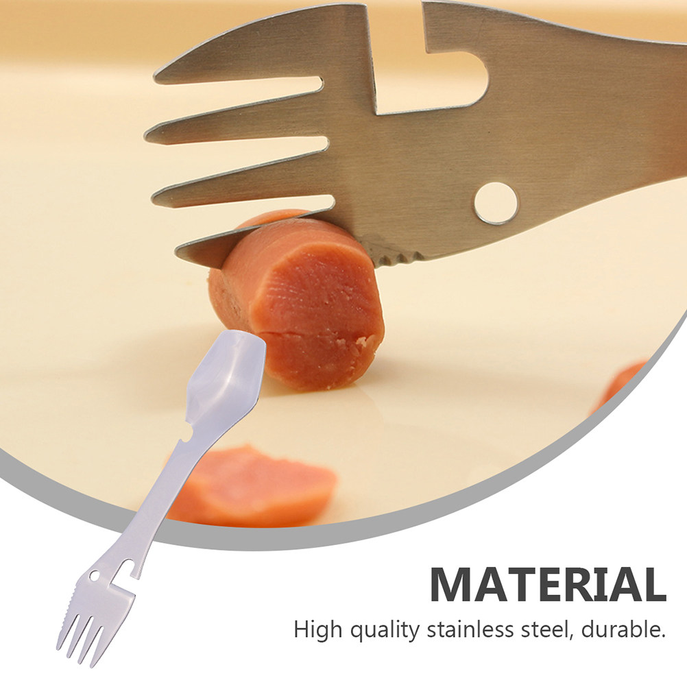 2-delige multifunctionele 5-in - Camp Spork Set recensie en prijs