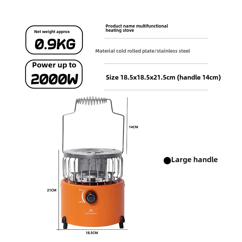 MOUNTAINHIKER Draagbare 2000W  - Camping Cooking Tent recensie en prijs