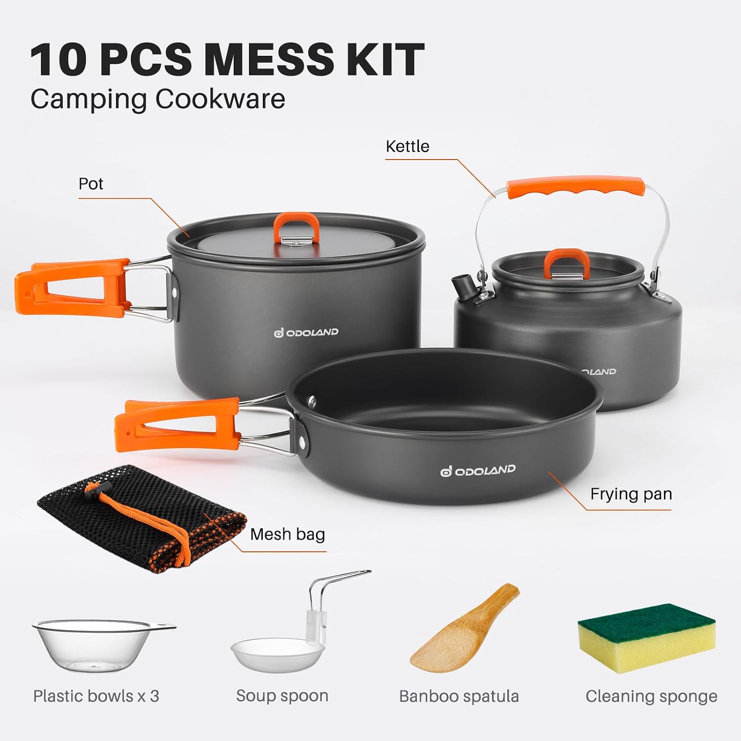 Odoland 10-delige campingkooks - Campfire Cooking Anime recensie en prijs