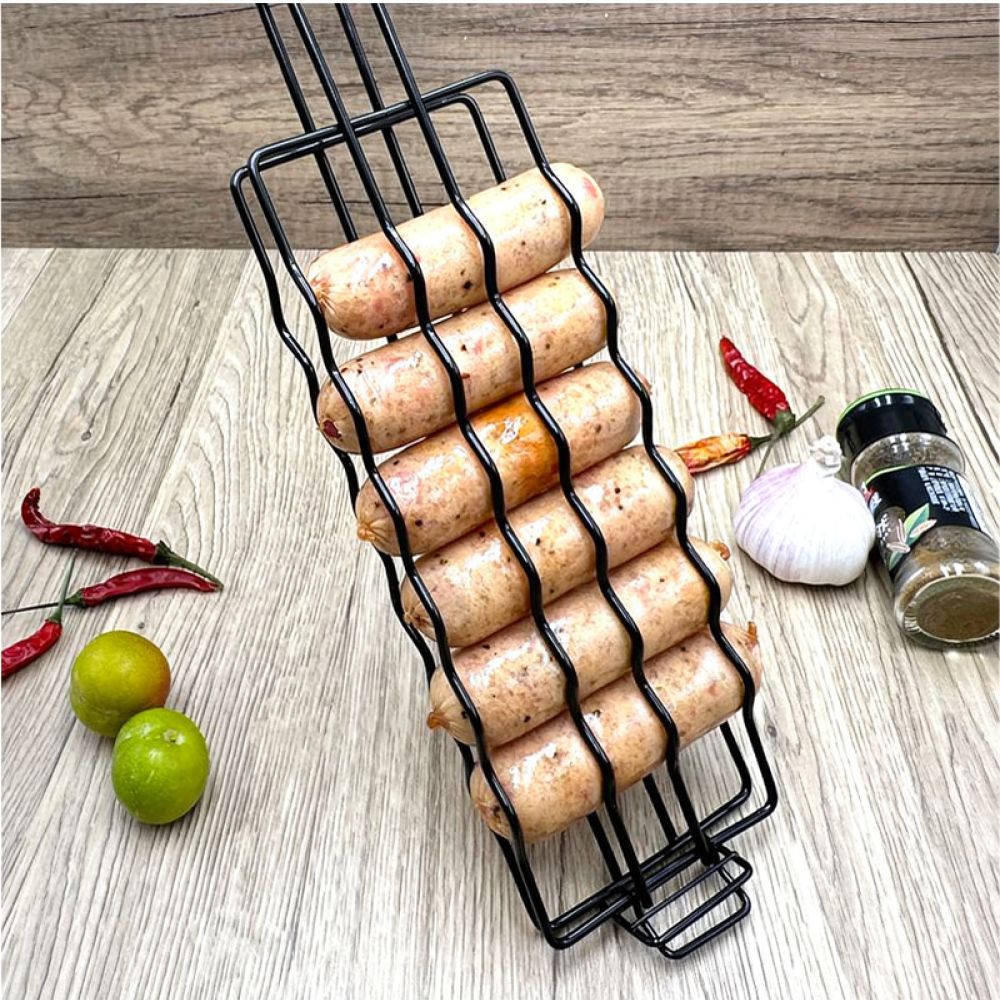 Draagbare BBQ Grill Mesh Houde - Camping Cooking Utensil Holder recensie en prijs