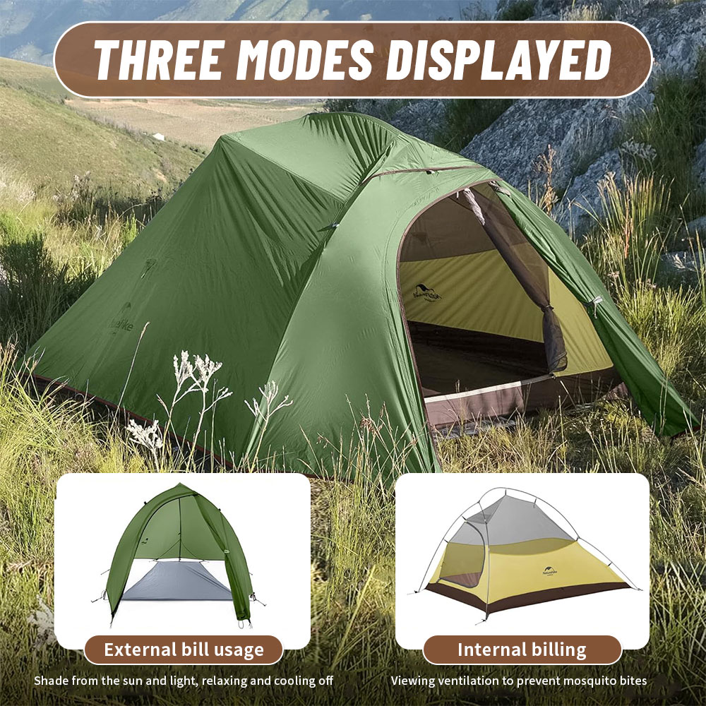 Naturehike Cloud Up 1 2 3-pers - Camping Cooking Tent recensie en prijs