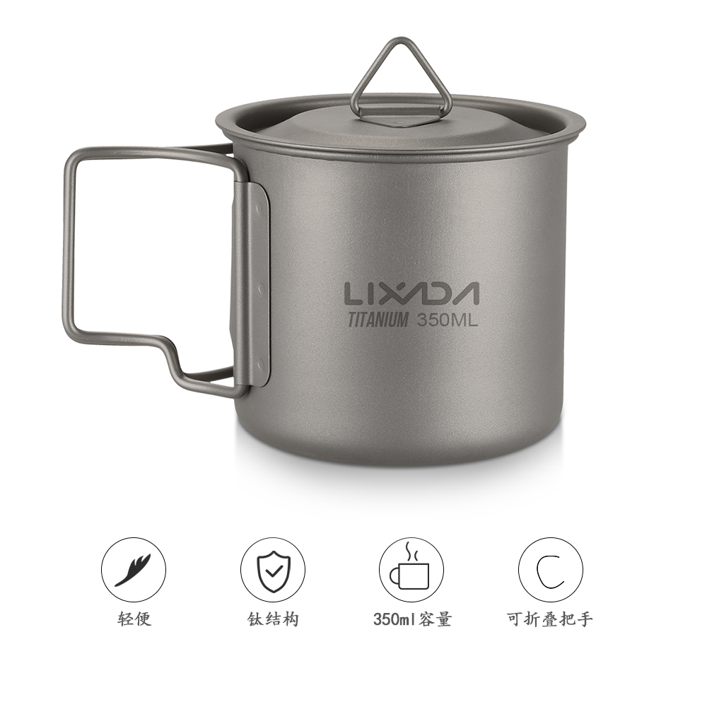 Lixada Ultralichte Titanium Be - Camping Cooking Mug recensie en prijs