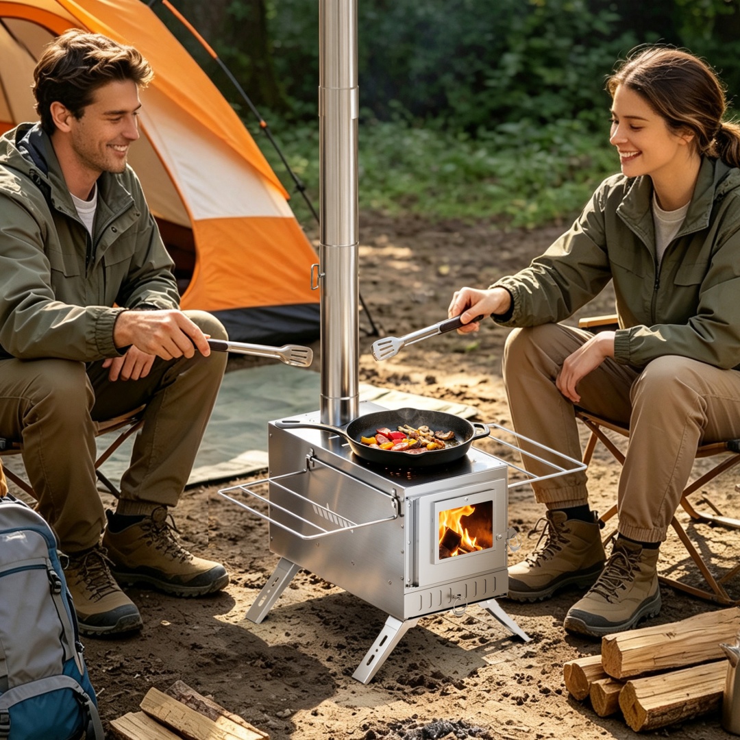 Draagbare houtgestookte saunao - Camping Cooking Tent recensie en prijs