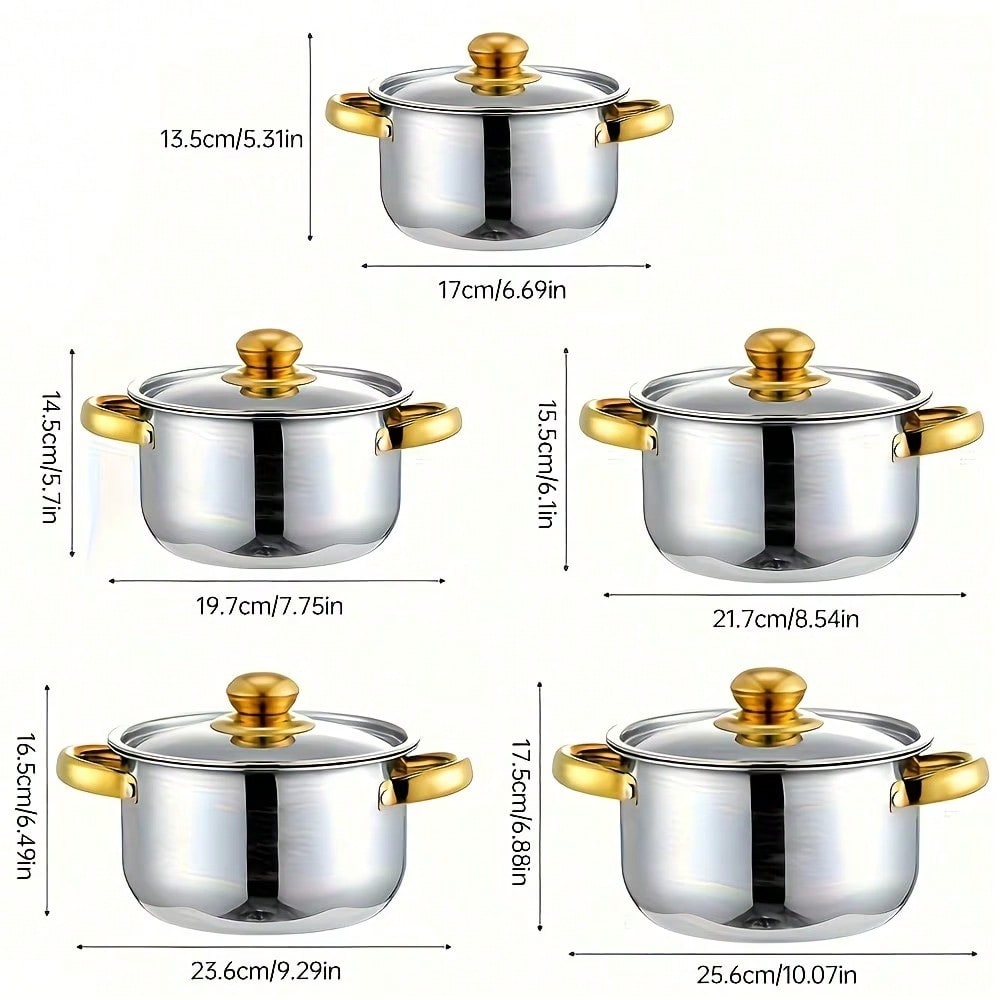 RVS Pannenset Modern Luxe Kook - Camping Cooking Pan Set recensie en prijs
