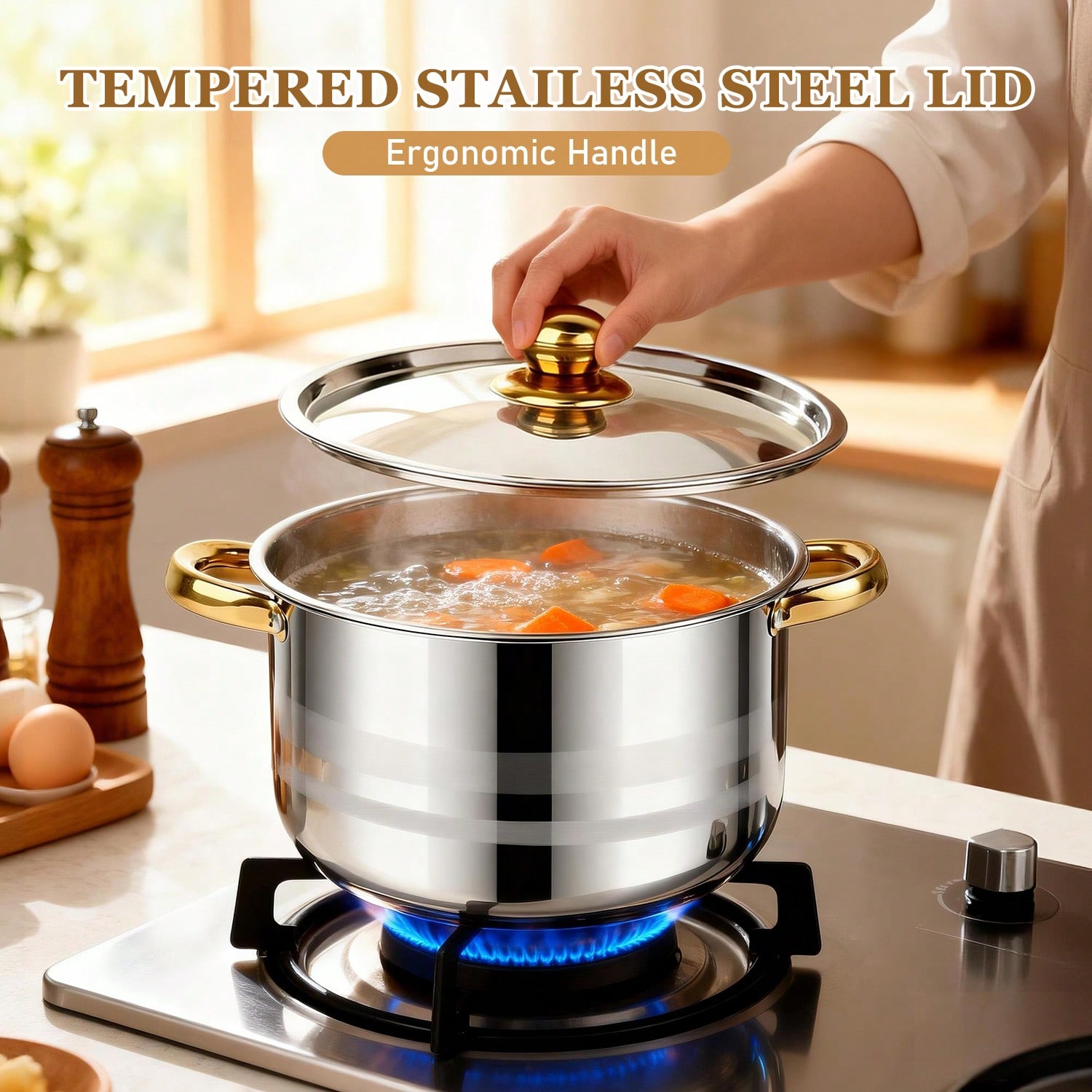 RVS Pannenset Modern Luxe Kook - Camping Cooking Pan Set recensie en prijs