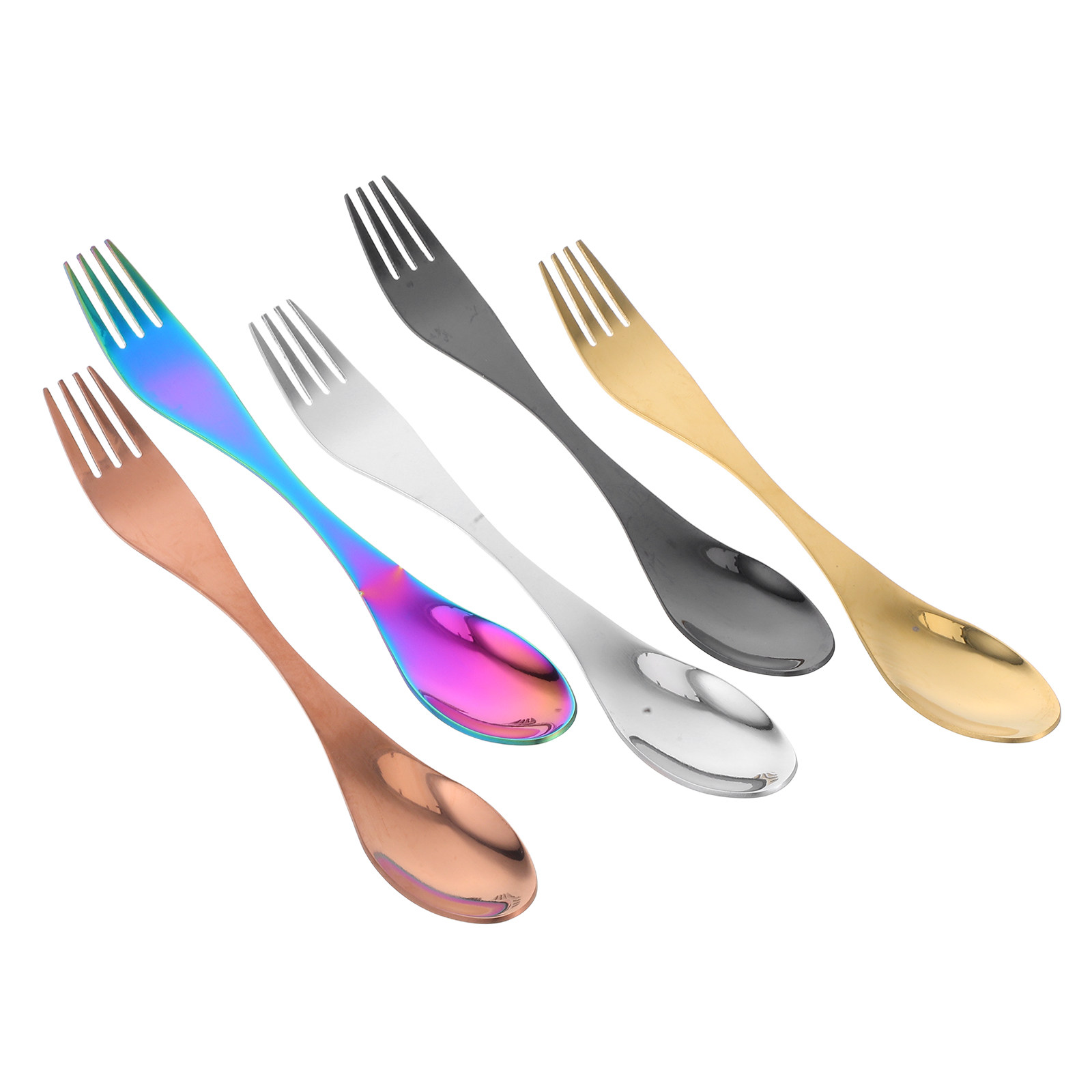 5-delige set van roestvrijstal - Camp Spork Set recensie en prijs