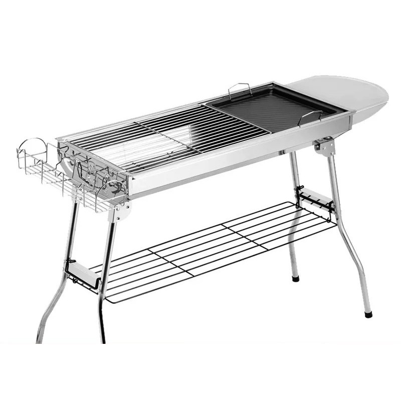Grote opvouwbare houtskoolbarb - Camp Grill Portable Folding recensie en prijs