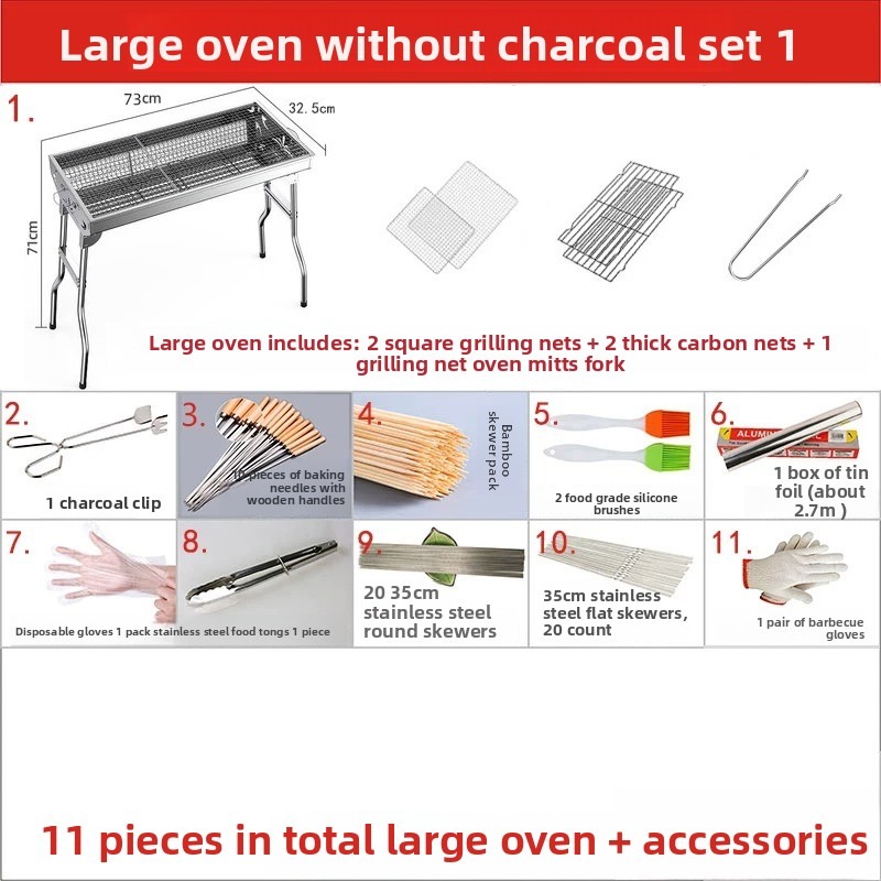 Grote opvouwbare houtskoolbarb - Camp Grill Portable Folding recensie en prijs