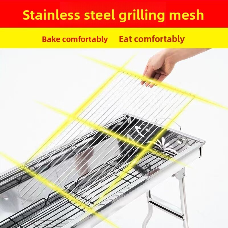 Grote opvouwbare houtskoolbarb - Camp Grill Portable Folding recensie en prijs
