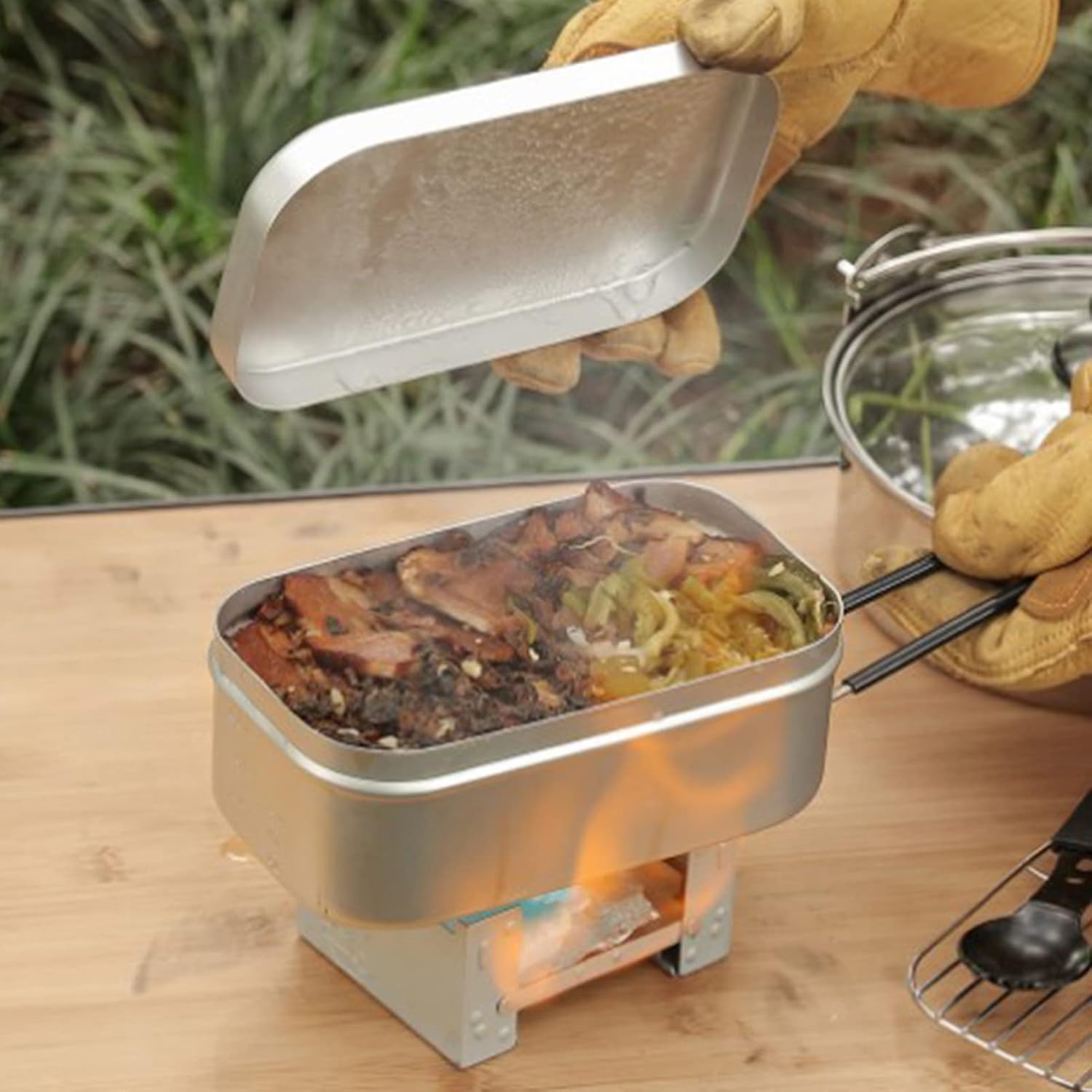 Opvouwbare Bento Box-handgreep - Camping Cooking Set Compact recensie en prijs