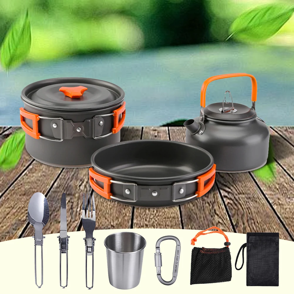 Campingkookgerei Set Ketel Pot - Camping Cooking Set Compact recensie en prijs