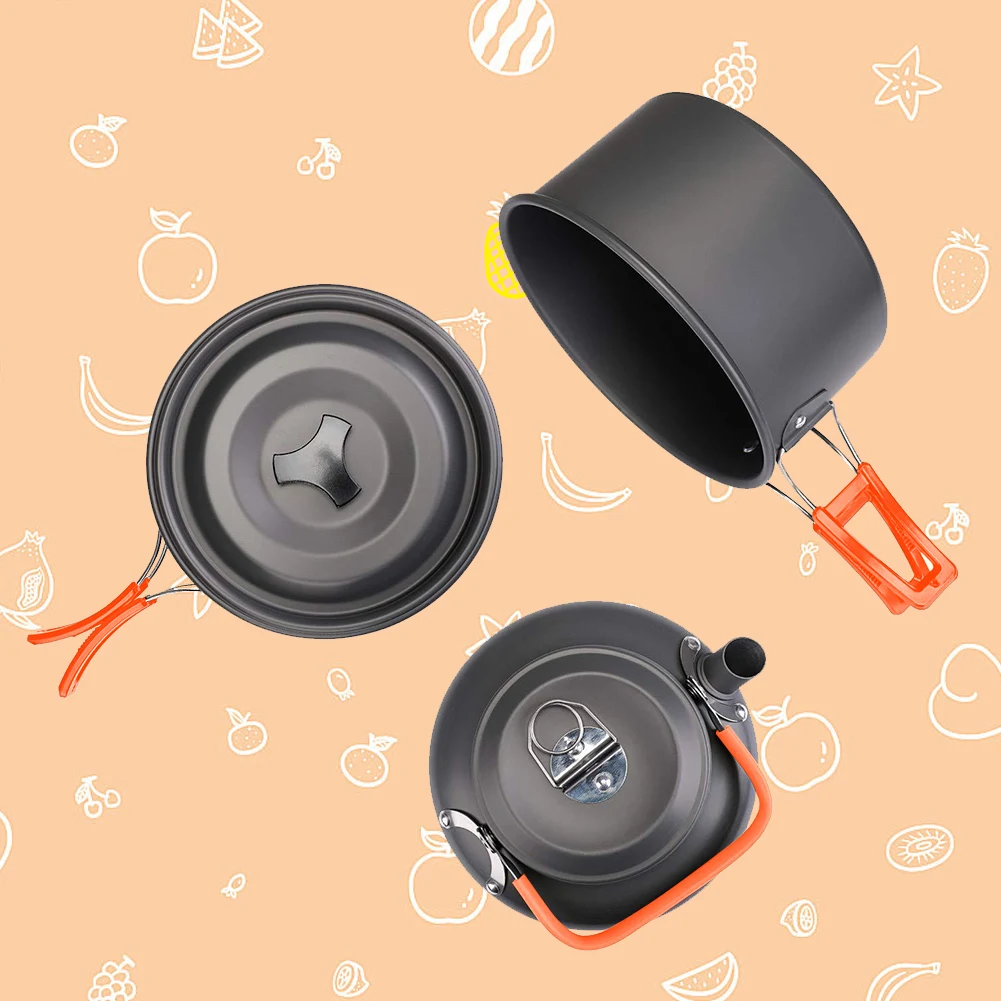 Campingkookgerei Set Ketel Pot - Camping Cooking Set Compact recensie en prijs