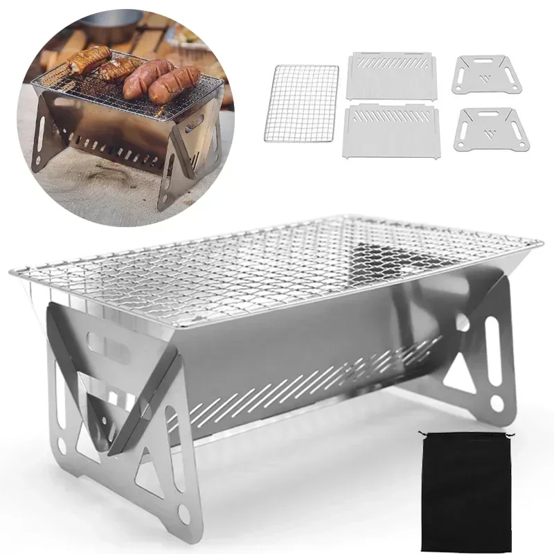 Draagbare opvouwbare barbecueg - Camp Grill Portable Folding recensie en prijs