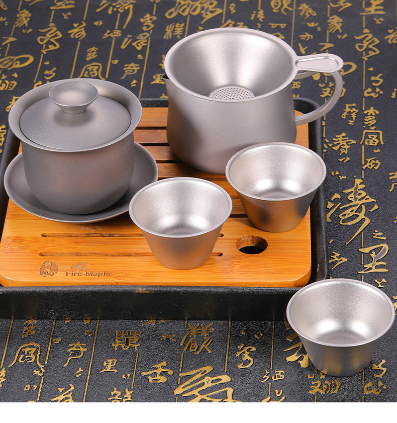 Puur titanium theeservies, dra - Camping Cooking Table With Storage recensie en prijs