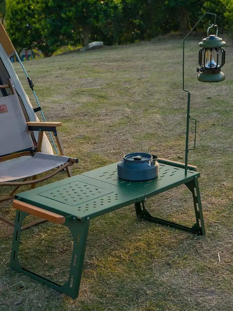 Camping Draagbare Opvouwbare I - Camping Cooking Table With Storage recensie en prijs