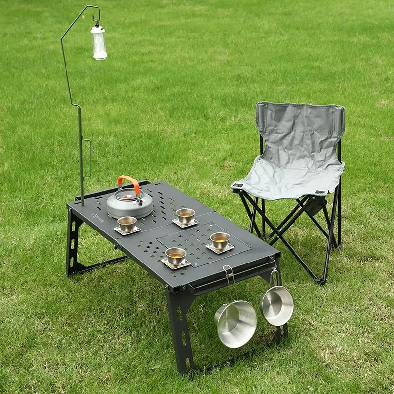 Camping Draagbare Opvouwbare I - Camping Cooking Table With Storage recensie en prijs